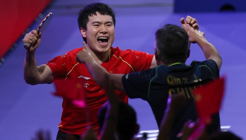 韩国队鏖战德国队，梁靖崑关键制胜