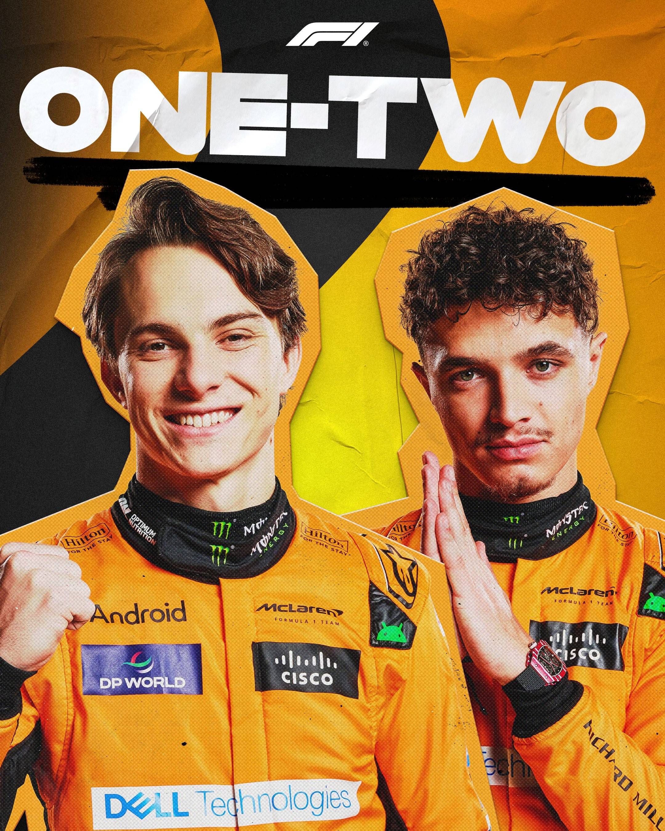 迈凯伦绝杀哈斯车队,皮亚斯特里统治全场 迈凯伦绝杀哈斯车队,皮亚斯特里统治全场